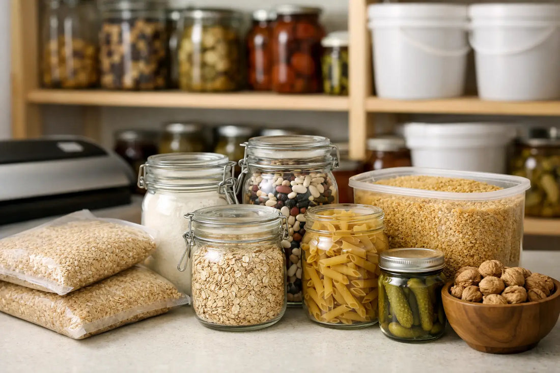 How to Store Food Long Term at Home