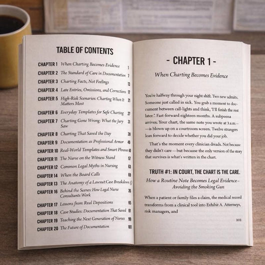 Chart Like A Lawyer : Legal-Proof Documentation for Nurses & NPs