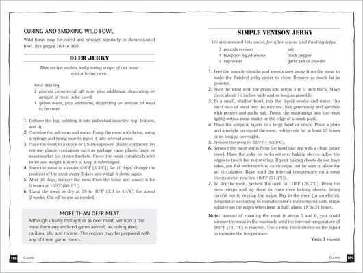 A Guide to Canning, Freezing, Curing & Smoking Meat, Fish & Game