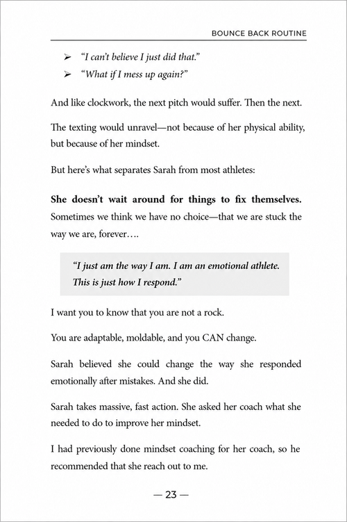 Don't Let One Mistake Ruin the Game: How Great Athletes Reset Fast, Recover Confidence, and Play Free Again
